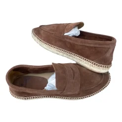 Suede Penny Espadrilles
