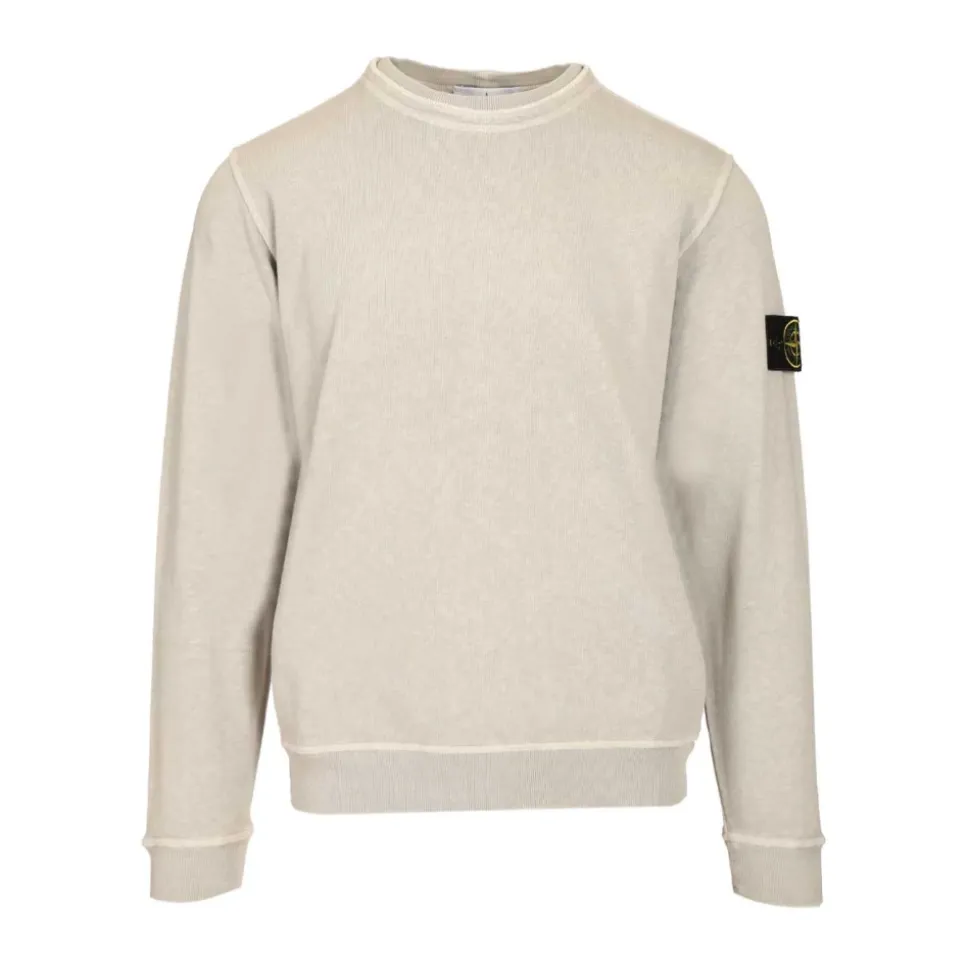 sweatshirt in malfilé cotton