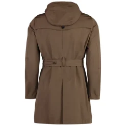 Trench in Cotone con Cappuccio Rimovibile