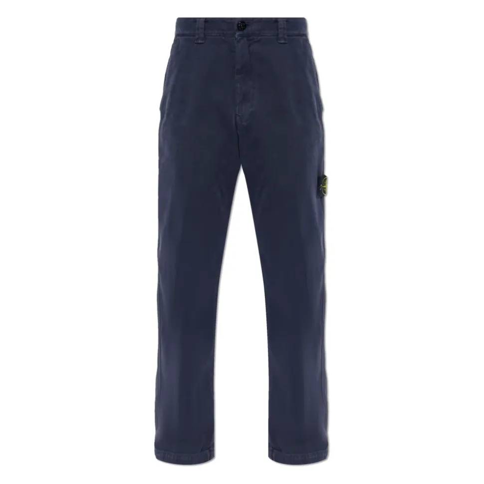 Trousers with logo