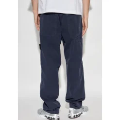Trousers with logo