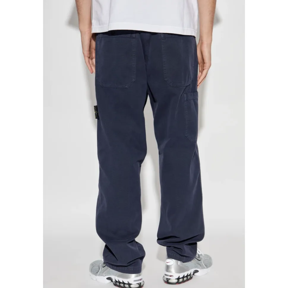 Trousers with logo