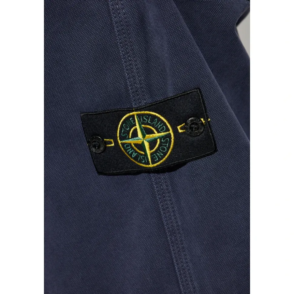 Trousers with logo