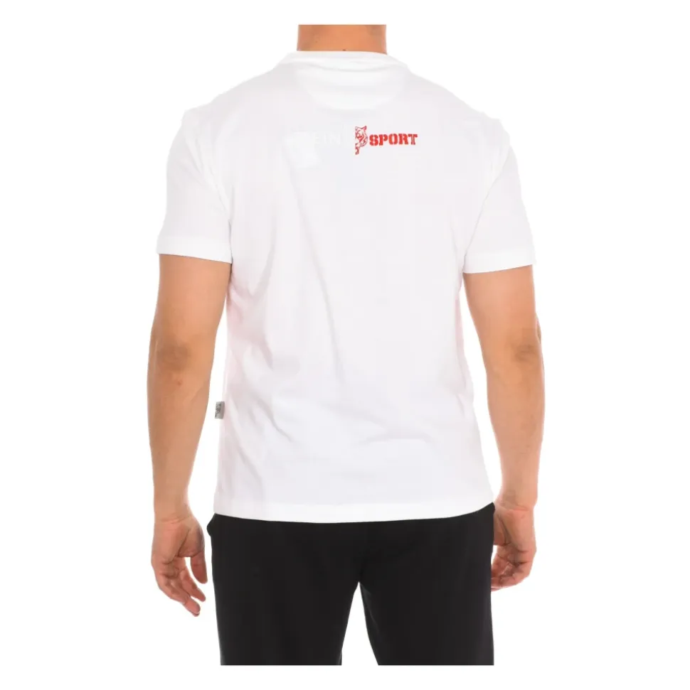 T-shirt a Manica Corta con Stampa del Marchio