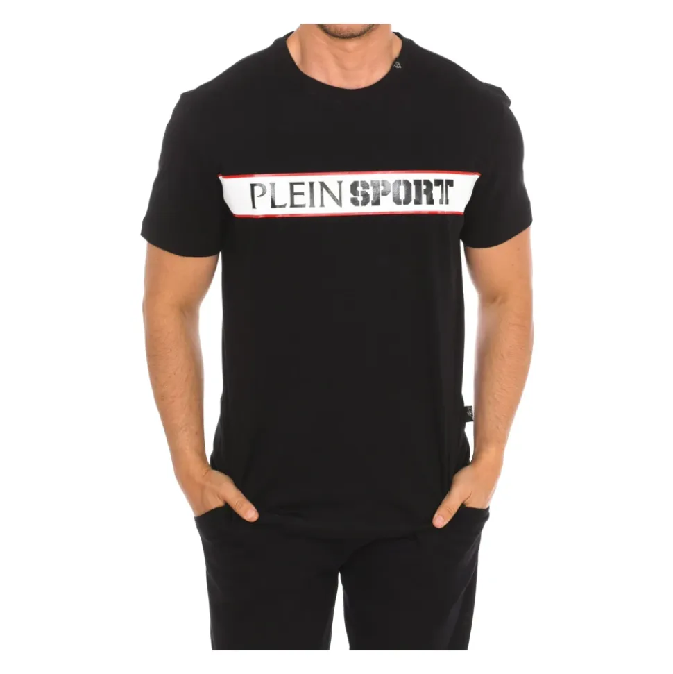 T-shirt a manica corta con stampa del marchio