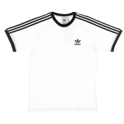 T-shirt a Righe Bianca a Maniche Corte