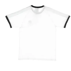 T-shirt a Righe Bianca a Maniche Corte