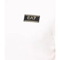 T-shirt girocollo con patch logo