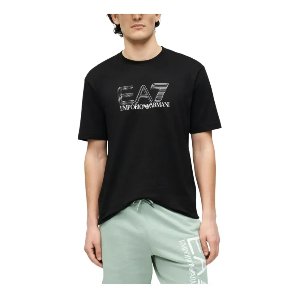 T-shirt Girocollo in Cotone