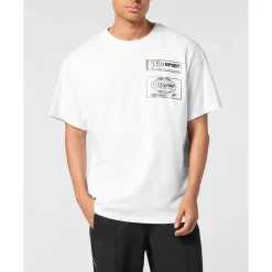T-Shirt Girocollo in Cotone
