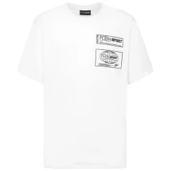T-Shirt Girocollo in Cotone