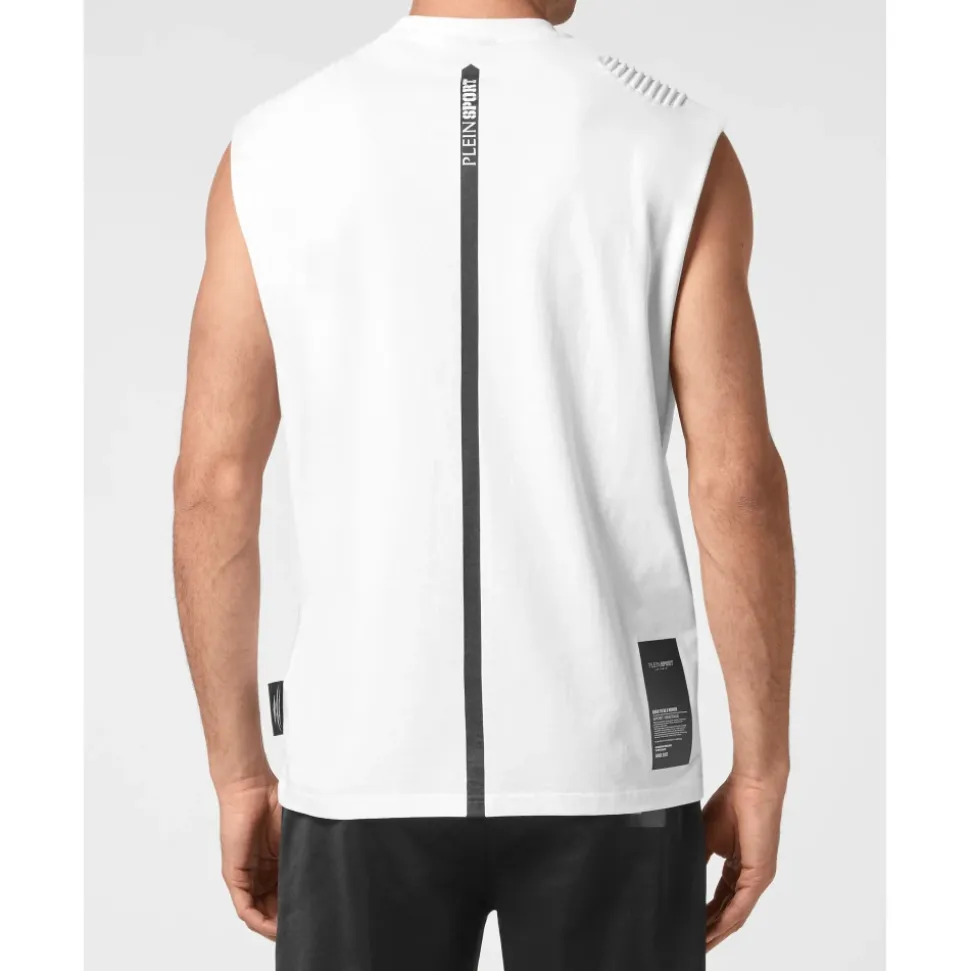 T-shirt Girocollo Senza Maniche