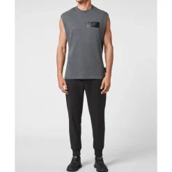 T-Shirt Girocollo Senza Maniche