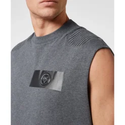 T-Shirt Girocollo Senza Maniche