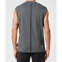 T-Shirt Girocollo Senza Maniche