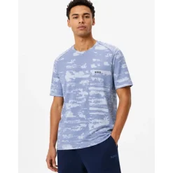 T-shirt in cotone jersey con stampa all-over