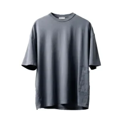T-shirt in Cotone Tinto Marmo Light