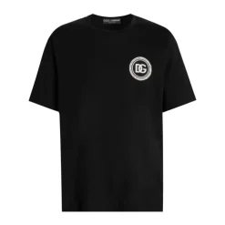 T-shirt in jersey con patch