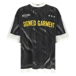 T-shirt in jersey di cotone stampato