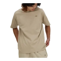 T-shirt New Balance in cotone con logo ricamato