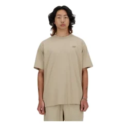 T-shirt New Balance in cotone con logo ricamato