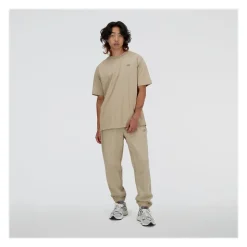 T-shirt New Balance in cotone con logo ricamato