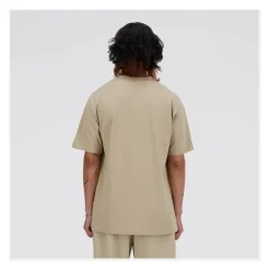 T-shirt New Balance in cotone con logo ricamato