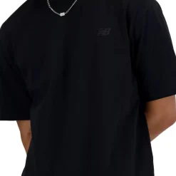T-shirt New Balance in cotone con logo ricamato