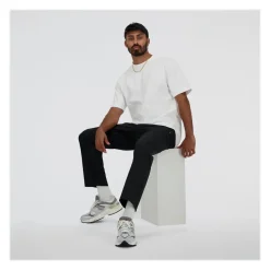 T-shirt New Balance in cotone con logo ricamato