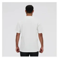 T-shirt New Balance in cotone con logo ricamato