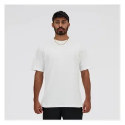 T-shirt New Balance in cotone con logo ricamato