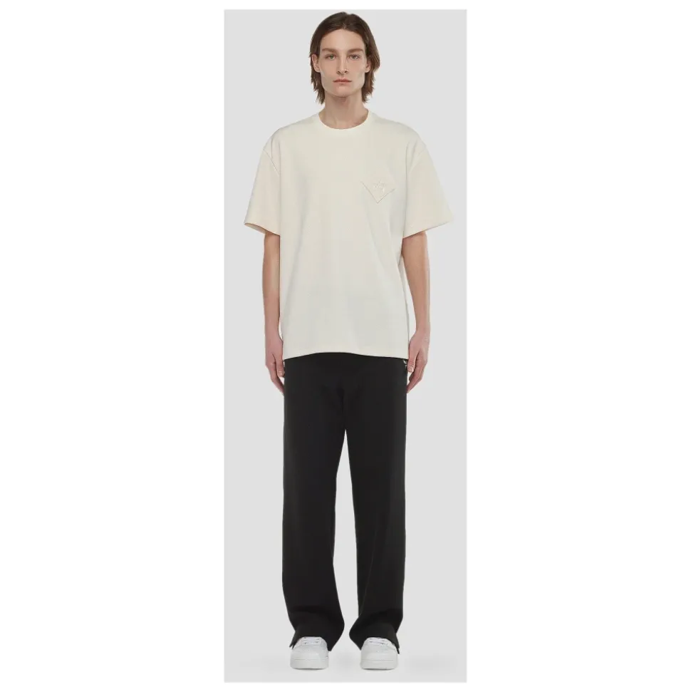 T-shirt Bouclé con toppa logo