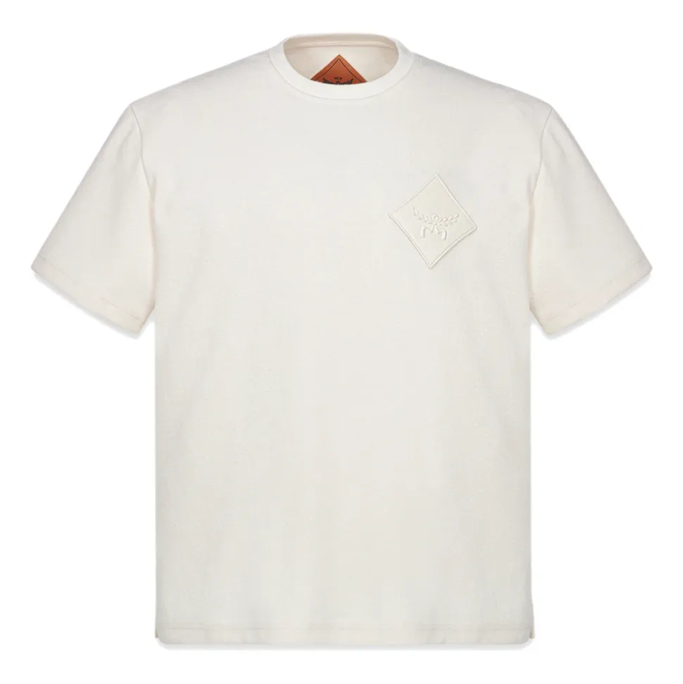 T-shirt Bouclé con toppa logo