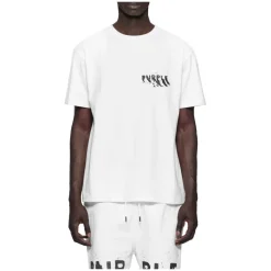 T-shirt con Logo Dipinto