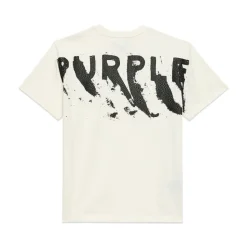 T-shirt con Logo Dipinto