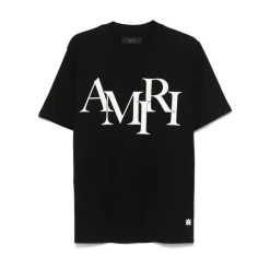 T-shirt con Logo Scaglionato