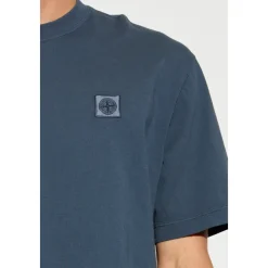 T-shirt con patch logo