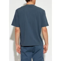 T-shirt con patch logo