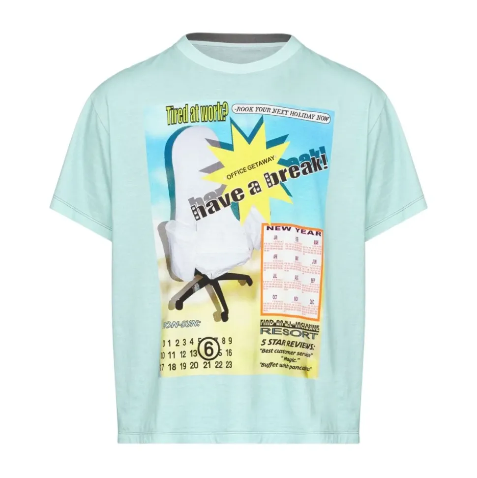 T-shirt con pubblicità telefonica
