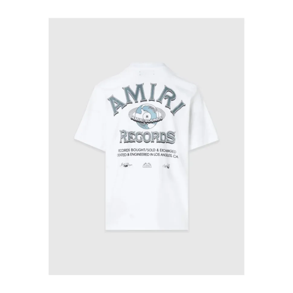 T-shirt con Stampa Global Records