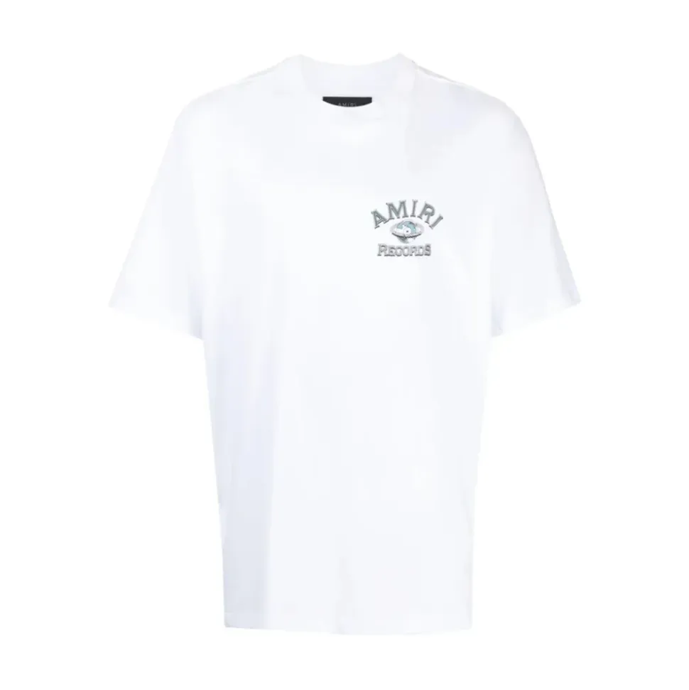 T-shirt con Stampa Global Records