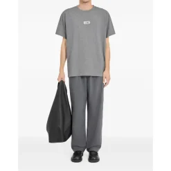 T-shirt in Cotone con Numeri