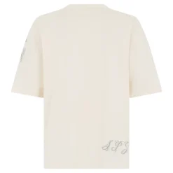 T-shirt In Cotone Jacquard