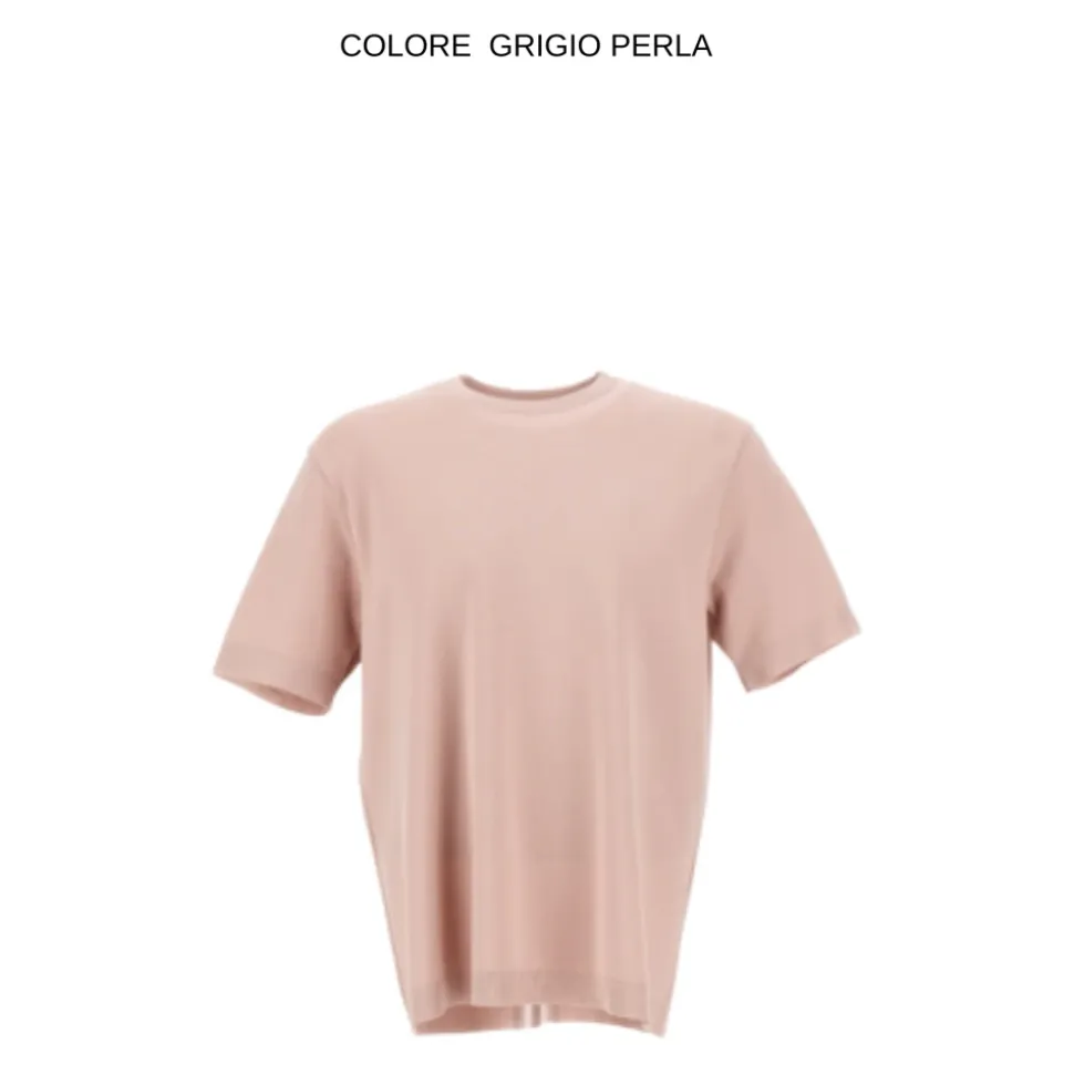 T-shirt in maglia di cotone