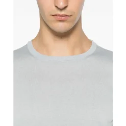 T-shirt in Seta Josh Fine-knit