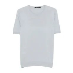 T-shirt in Seta Josh Fine-knit