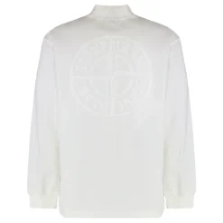T-shirt oversize a manica lunga in jersey di cotone