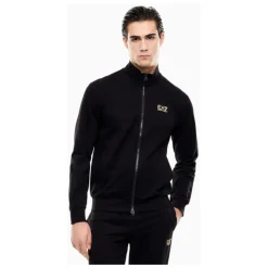 Tuta Zip con Logo sul Petto