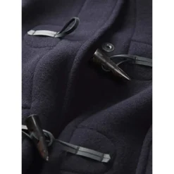 Vintage Duffle Coat Navy Royal Stewart