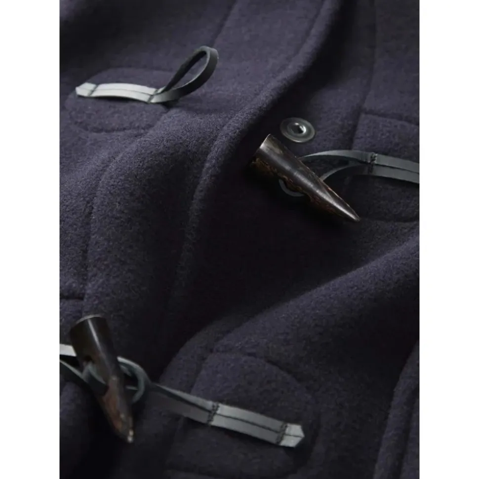 Vintage Duffle Coat Navy Royal Stewart